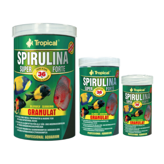 spirulina - super forte granulates - 3 stærðir