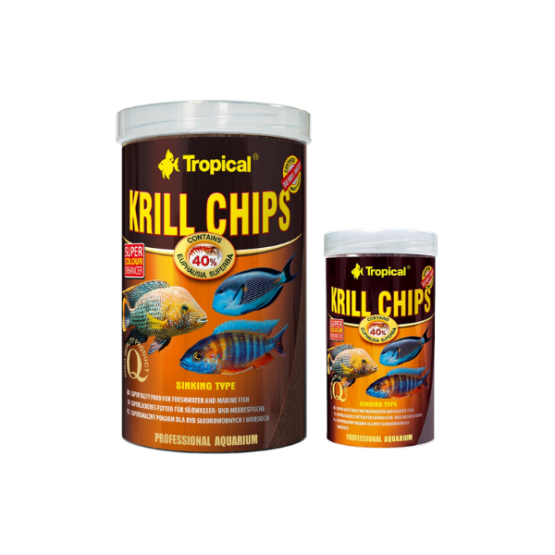tropical krill chips - 2 stærðir