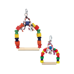 Arch swing colourful wooden blocks - 2 stærðir