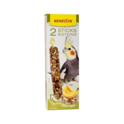 Benelux Fruit-Nut Sticks Parakeet 2x55g
