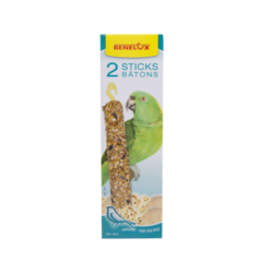Benelux Popcorn Rice Sticks Parrots 2x75g