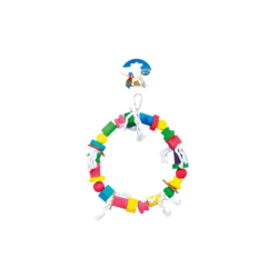 Rope Ring With Colorful Cubes 30cm