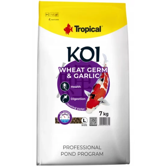 Tropical KOI WHEAT GERM GARLIC 7kg